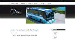 Desktop Screenshot of janbus.pl